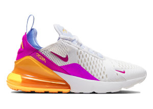 Nike Air Max 270 Easter (2020) (W) White/Purple-Orange (CZ9275-100)