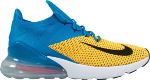 Nike Air Max 270 Flyknit Laser Orange Blue Orbit Laser Orange/Black-Blue Orbit (AO1023-800)