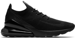 Nike Air Max 270 Flyknit Triple Black Black/Anthracite-Black (AO1023-005)