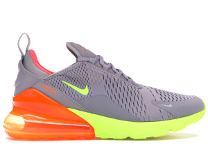 Nike Air Max 270 Grey Volt Orange Atmosphere Grey/Volt-Total Orange (AH8050-012)