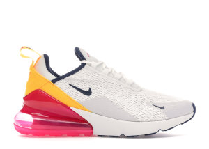 Nike Air Max 270 Laser Fuchsia (W) Summit White/Laser Fuchsia-Platinum Tint-Midnight Navy (AH6789-106)