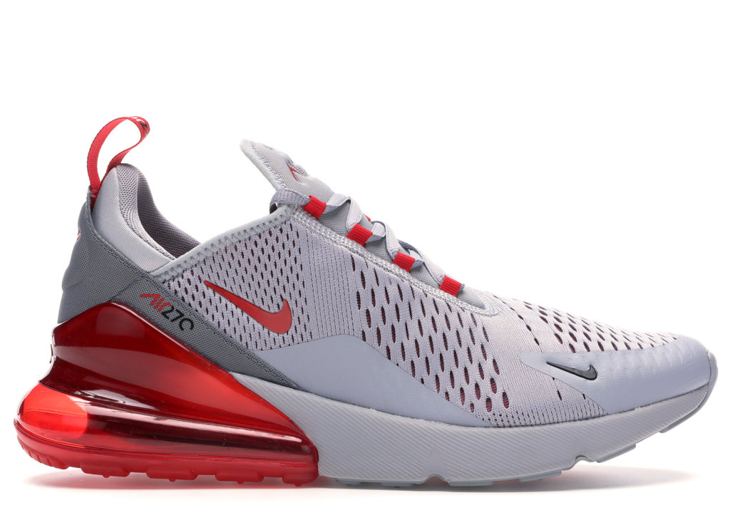 Nike Air Max 270 Liquid Metal Wolf Grey Wolf Grey University Red-Ember Glow (AH8050-018)