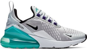 Nike Air Max 270 Platinum Jade (GS) Pure Platinum/Hyper Jade-White-Black (943345-010)