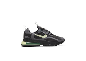 Nike Air Max 270 React Black Barely Volt (GS) Black/Black/Dark Grey (BQ0103-008)