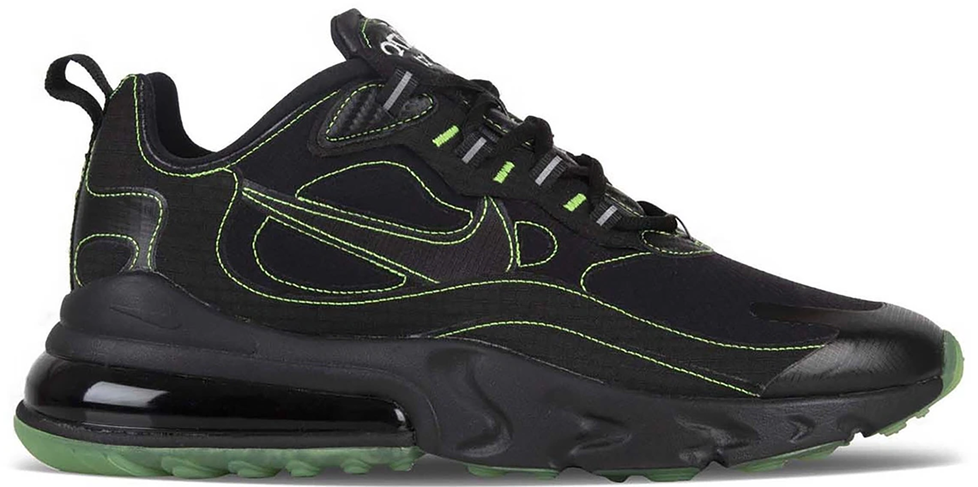 nike air max 270 react black green