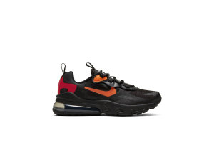 Nike Air Max 270 React Black Magma Orange (GS) Black/Light Smoke Grey/Magma Orange (CV9638-001)