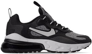 Nike  Air Max 270 React Black Vast Grey (GS) Black/Vast Grey-Off Noir (BQ0103-003)