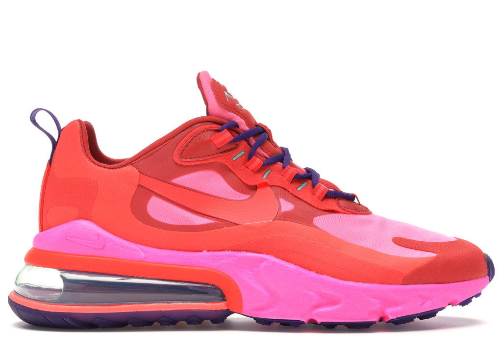 Nike Air Max 270 React Electronic Music Mystic Red/Pink Blast/Habanero Red (AO4971-600)