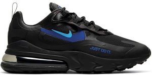 Nike Air Max 270 React Just Do It Black Black/Hyper Royal-Cool Grey-Blue Hero (CT2203-001)