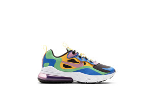 Nike Air Max 270 React Magic Flamingo (GS) Off Noir/University Gold/Soar (CU4668-001)