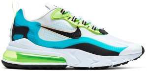 Nike  Air Max 270 React Oracle Aqua Ghost Green Oracle Aqua/Ghost Green-Washed Coral-Black (CT1265-300)