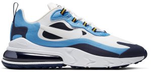 Nike Air Max 270 React UNC White/Obsidian-University Blue (CT1264-104)