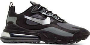 Nike  Air Max 270 React Winter Black Dark Grey Black/Dark Grey-Metallic Silver (CD2049-001)