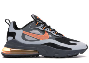 Nike  Air Max 270 React Winter Wolf Grey Total Orange Wolf Grey/Black-Dark Grey-Total Orange (CD2049-006)