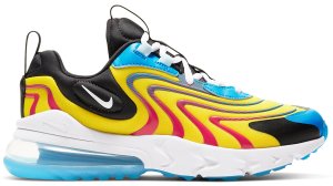 Nike Air Max 270 React Yellow Red (GS) Yellow/Red-Blue-Black-White (CD6870-700)
