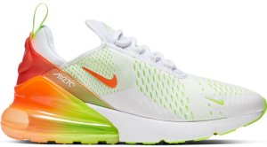 Nike Air Max 270 White Gradient White/Lime-Orange (CN7077-181)