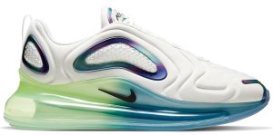 Nike  Air Max 720 Bubble Pack Summit White/White-Metallic Silver-Black (CT5229-100)