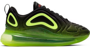 Nike Air Max 720 Retro Future (GS) Black/Bright Crimson-Volt (AQ3196-005)