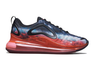 Nike  Air Max 720 SE Galaxy Black/Flash Crimson-Silt Red (CW0904-001)