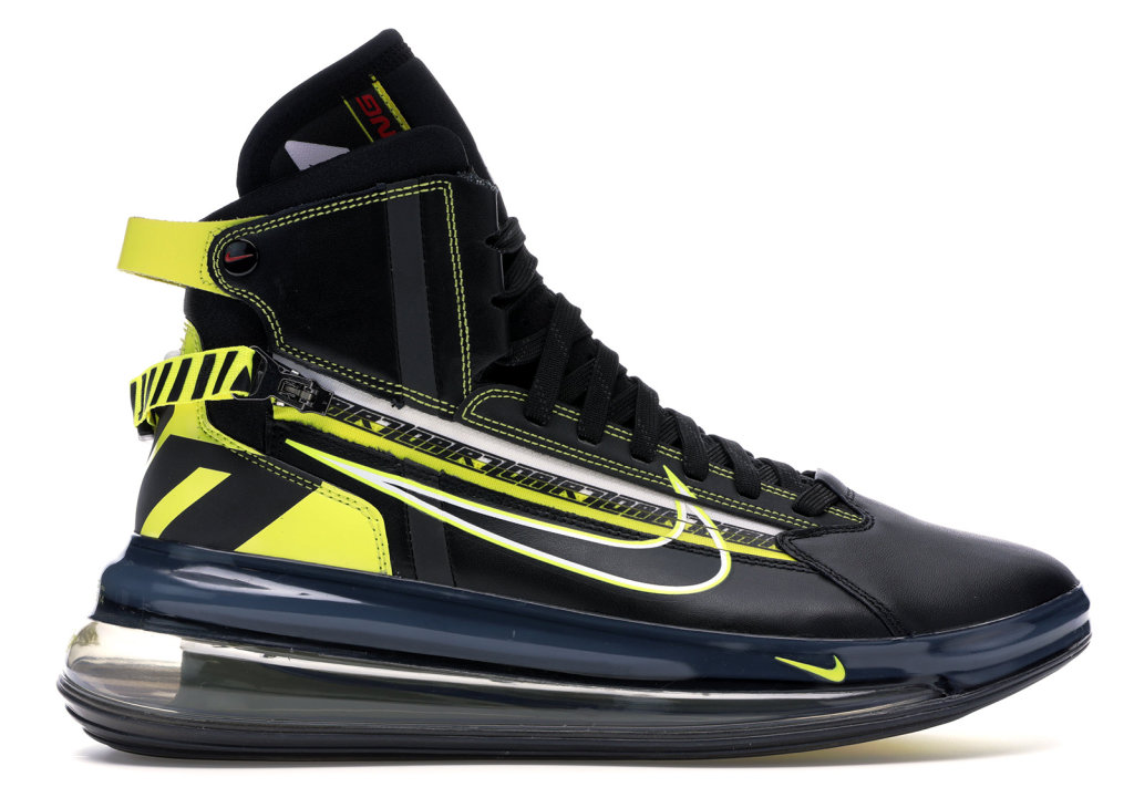 Nike Air Max 720 Saturn All-Star (2019) Black/Dynamic Yellow-University Red (BV7786-001)