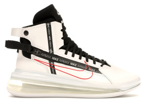 Nike Air Max 720 Saturn White Black Red White/Black-University Red (AO2110-100)