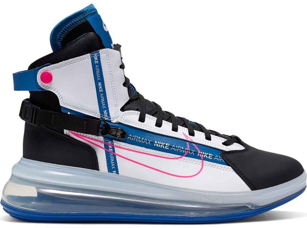 Nike Air Max 720 Strn Black Blue Pink White/Pink Blast-Black (AO2110-101)