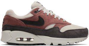 Nike  Air Max 90/1 Red Sepia Oil Grey (W) Red Sepia/Oil Grey-Vast Grey (AQ1273-200)