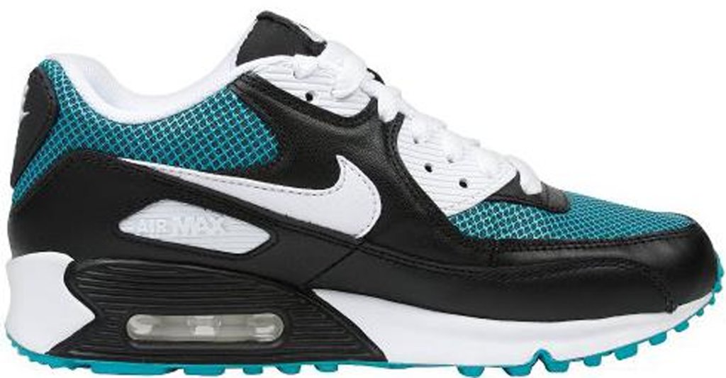 Nike Air Max 90 Black Turbo Green Black/White-Turbo Green (325018-020)