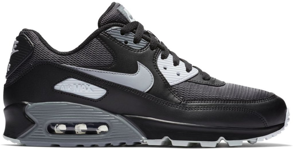 Nike Air Max 90 Black Wolf Grey Dark Grey Black/Wolf Grey-Dark Grey (AJ1285-003)