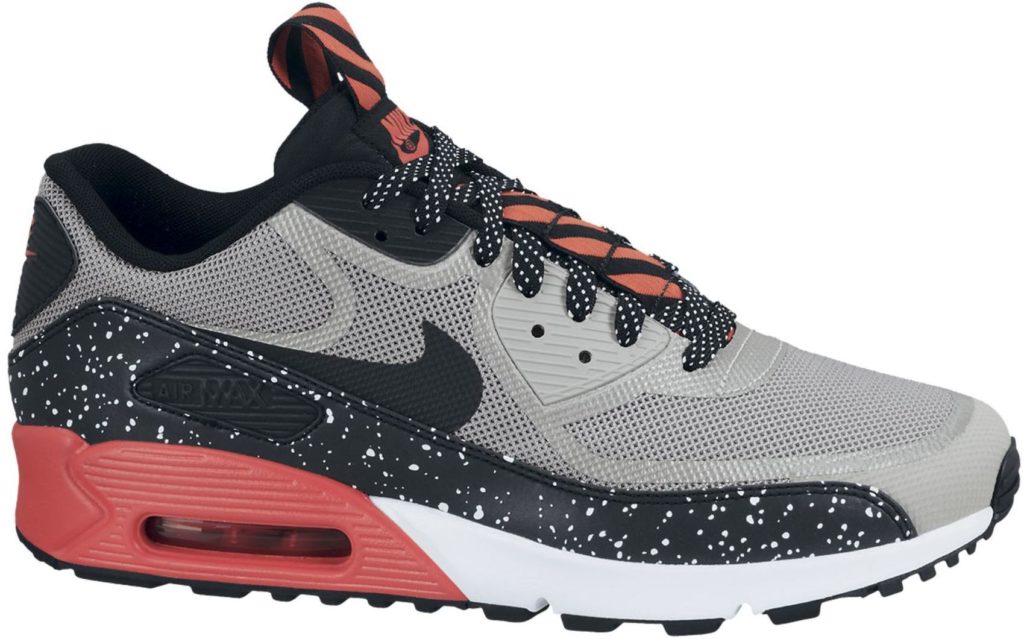 Nike Air Max 90 CMFT Tape Reflect Medium Grey/Black-Challenge Red-White (616317-006)