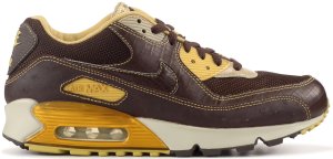 Nike Air Max 90 Deluxe Huf Baroque Brown/Baroque Brown-Metallic Gold (314609-221)