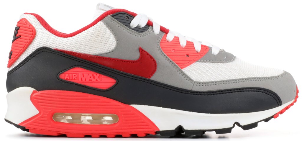 Nike Air Max 90 EX iD Carson Palmer White/Sport Red-Anthracite (321763-161)