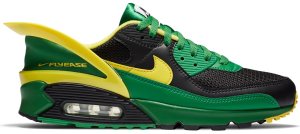 Nike Air Max 90 Flyease Oregon Black/Apple Green-Black-Yellow Strike (CZ4270-001)