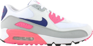 Nike Air Max 90 History of Air (W) White/Asian Concord-Lazer Pink-Light Zen Grey (313098-141)