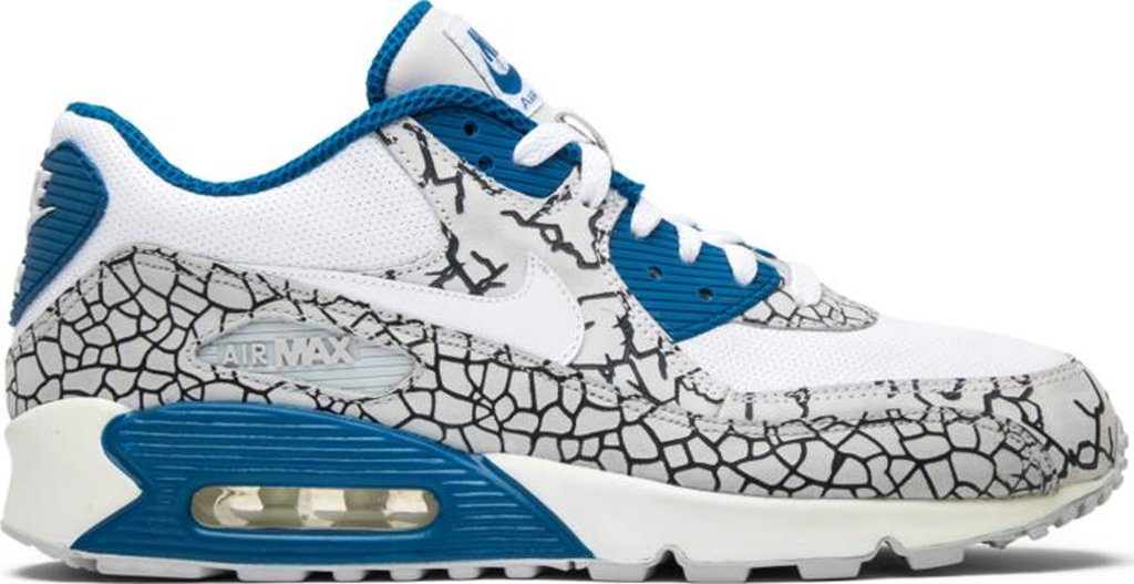 Nike Air Max 90 Hufquake Neutral Grey/White-Military Blue (312334-011)