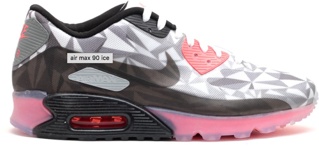 Nike Air Max 90 Ice Dark Grey Dark Grey/Cool Grey-White-Black (631748-006)