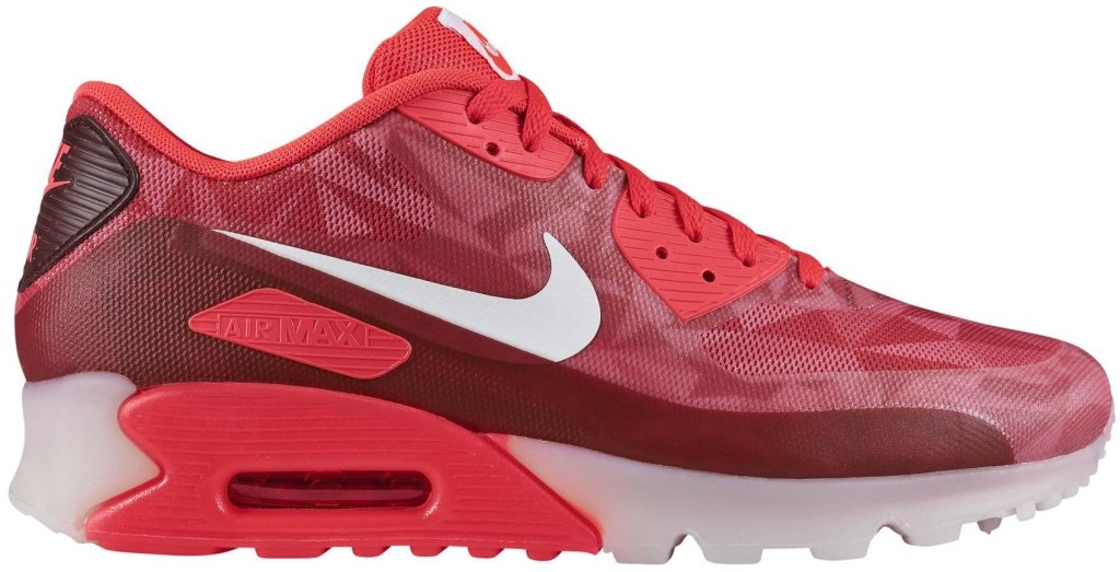 Nike Air Max 90 Ice Laser Crimson Laser Crimson/White-Legion Red (631748-601)