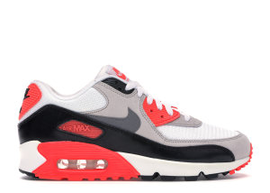 Nike Air Max 90 Infrared 2015 (GS) White/Cool Grey-Neutral Grey-Black (724882-100)
