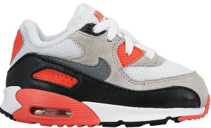 Nike Air Max 90 Infrared (TD) White/Cool Grey-Neutral Grey-Black (724884-100)