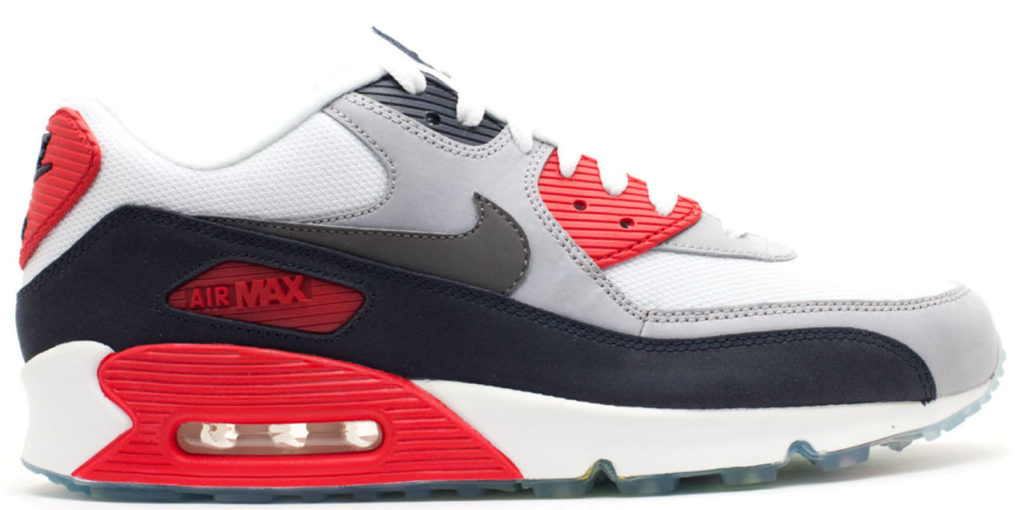 Nike Air Max 90 JD Sports White/Dark Grey-Dark Obsidian (325018-118)
