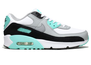 Nike Air Max 90 LTR Particle Grey Teal (GS) WHITE/PARTICLE GREY-LT SMOKE GREY (CD6864-102)