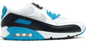 Nike Air Max 90 Laser Blue (2010) White/Black-Zen Grey (325018-108)