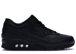Nike Air Max 90 Leather Black Black (302519-001)