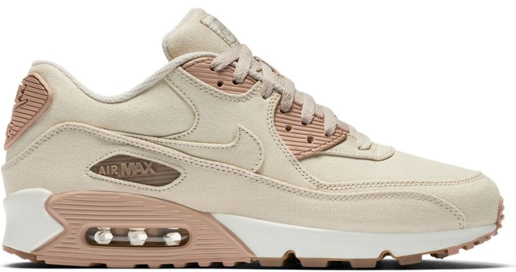 Nike Air Max 90 Linen Twill Desert Sand/Sepia Stone-Linen (AO2437-001)