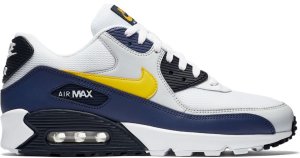 Nike Air Max 90 Michigan White/Tour Yellow-Blue Recall (AJ1285-101)