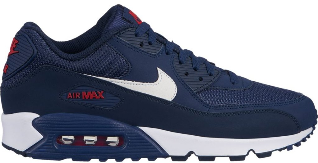 Nike Air Max 90 Midnight Navy University Red White Midnight Navy/University Red-Obsidian-White (AJ1285-403)