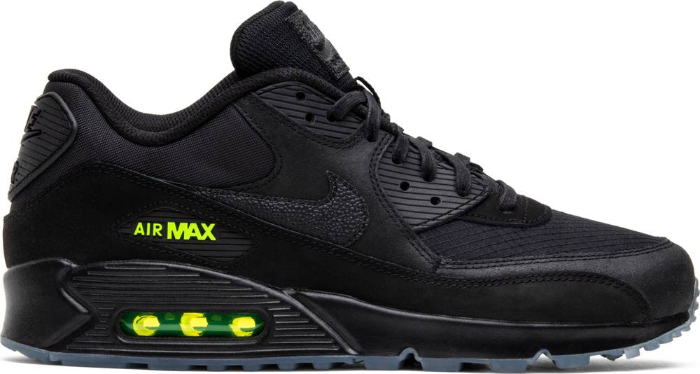 Nike Air Max 90 Night Ops Black/Black-Volt (AQ6101-001)
