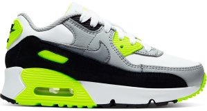 Nike Air Max 90 OG Volt 2020 (PS) White/Particle Grey-Black-Volt (CD6867-101)