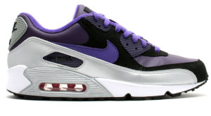Nike  Air Max 90 Premium Varsity Varsity Purple/Black/Metallic Silver (313650-501)