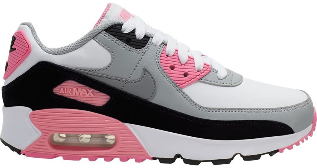 Nike Air Max 90 Recraft Rose (GS) White/Particle Grey-Light Smoke Grey-Rose (CD6864-104)